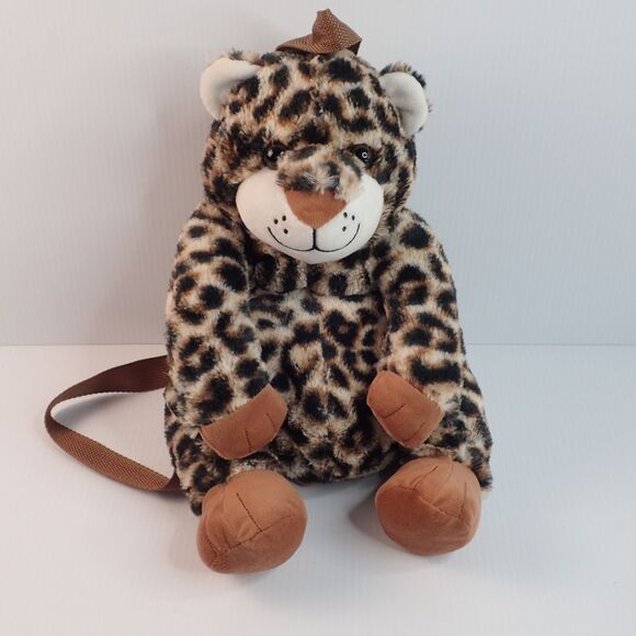 Critter Collection Plush Backpack Elephant & Cheetah Lot of 2 - Picture 11 of 16